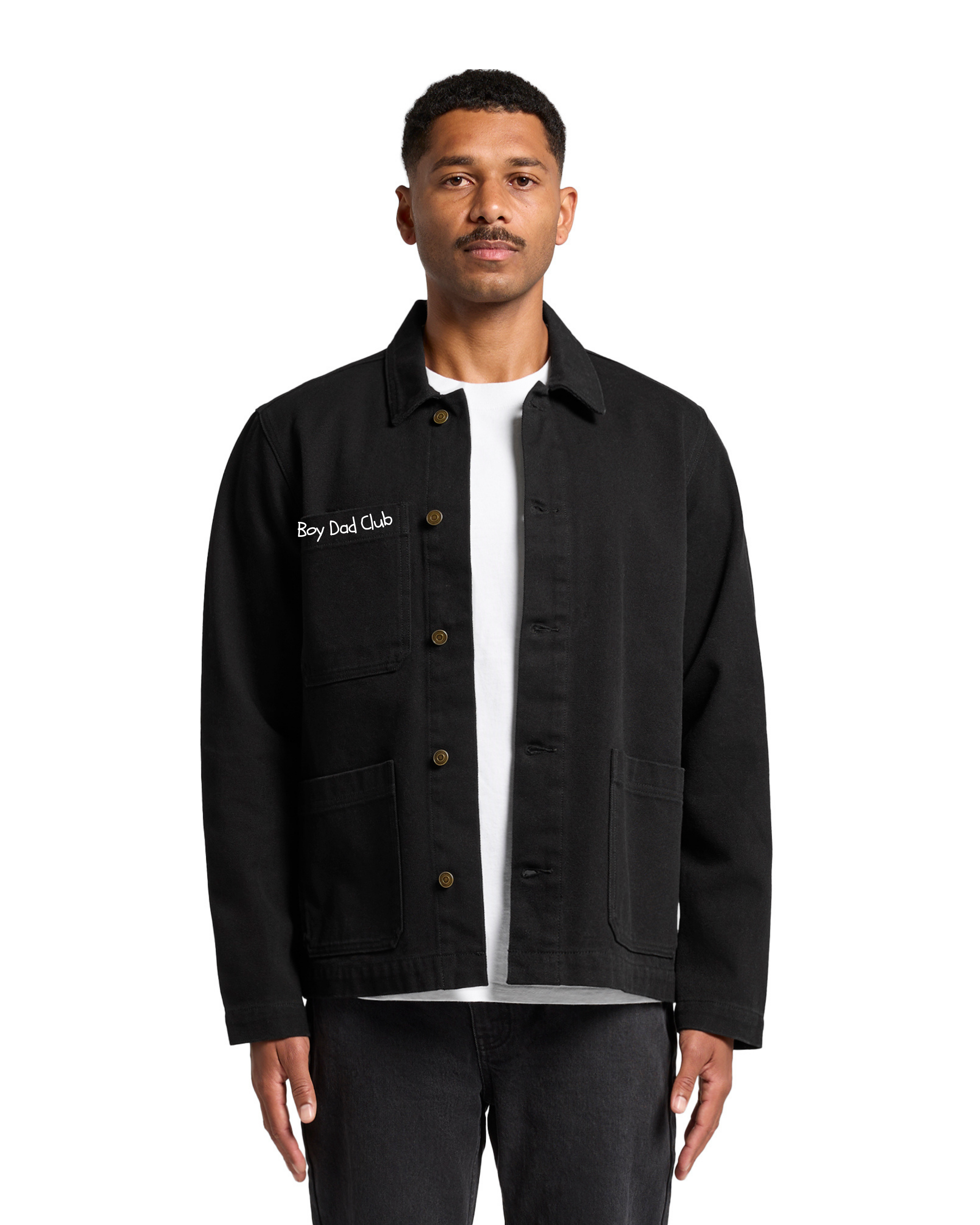 Adults - Boy Dad Chore Jacket - Black
