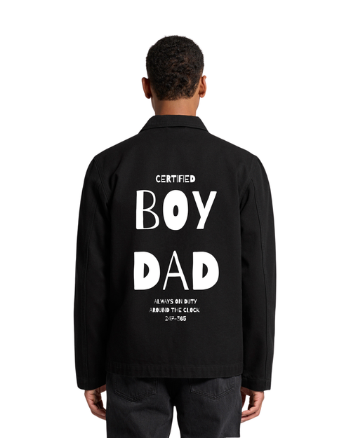 Adults - Boy Dad Chore Jacket - Black