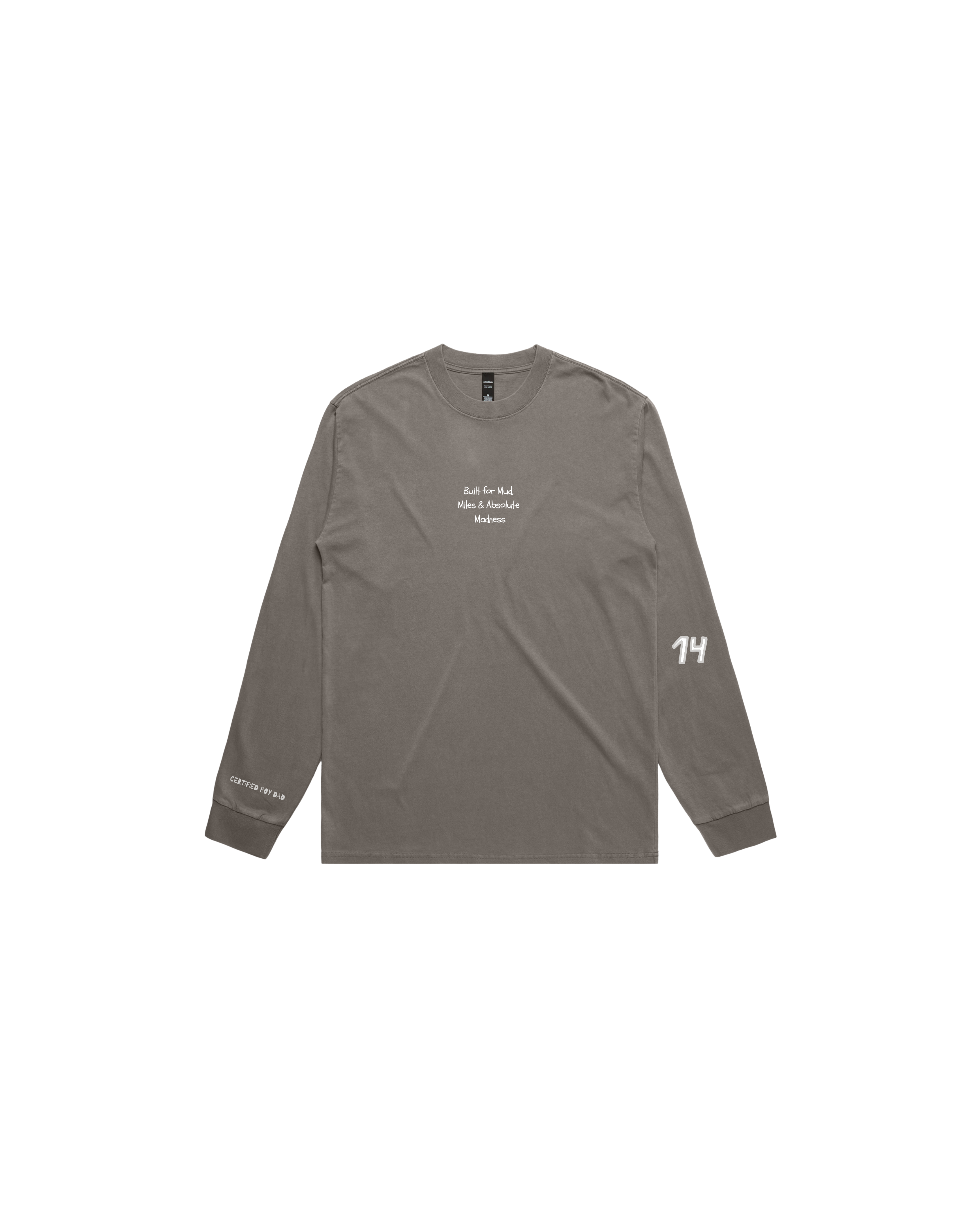 Adults - Boy Dad Club 14 -  Faded Long Sleeve Tee