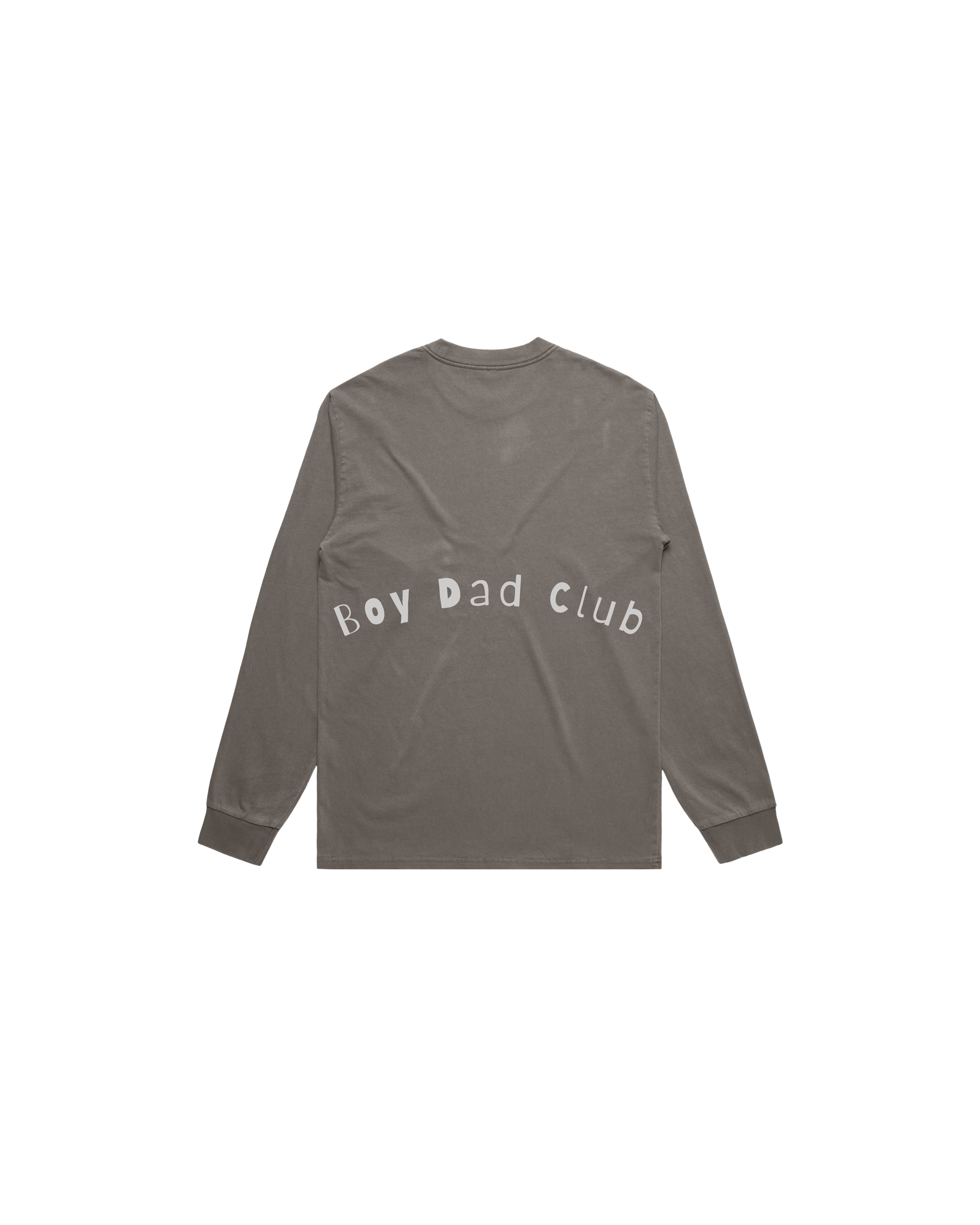Adults - Boy Dad Club 14 -  Faded Long Sleeve Tee