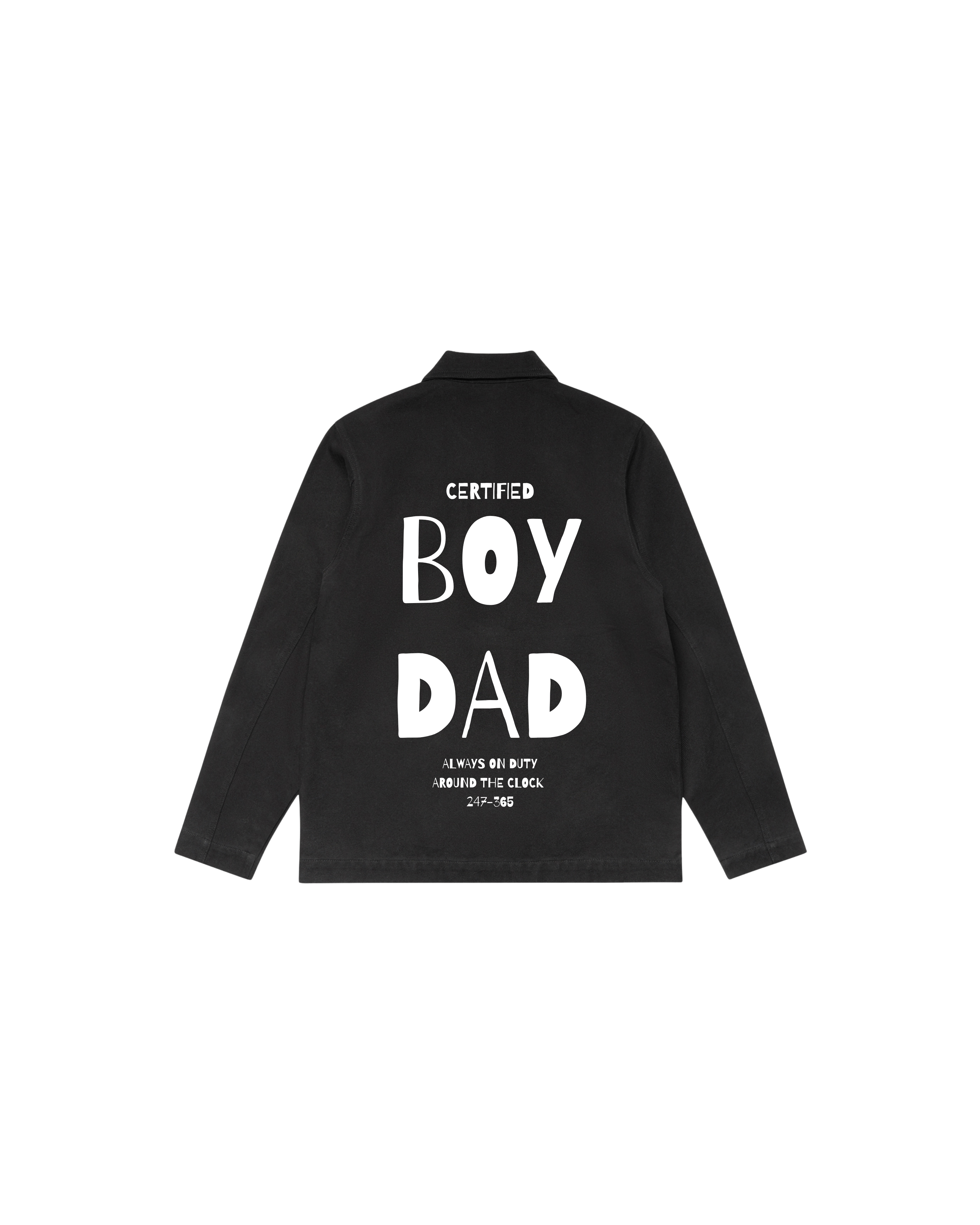 Adults - Boy Dad Chore Jacket - Black