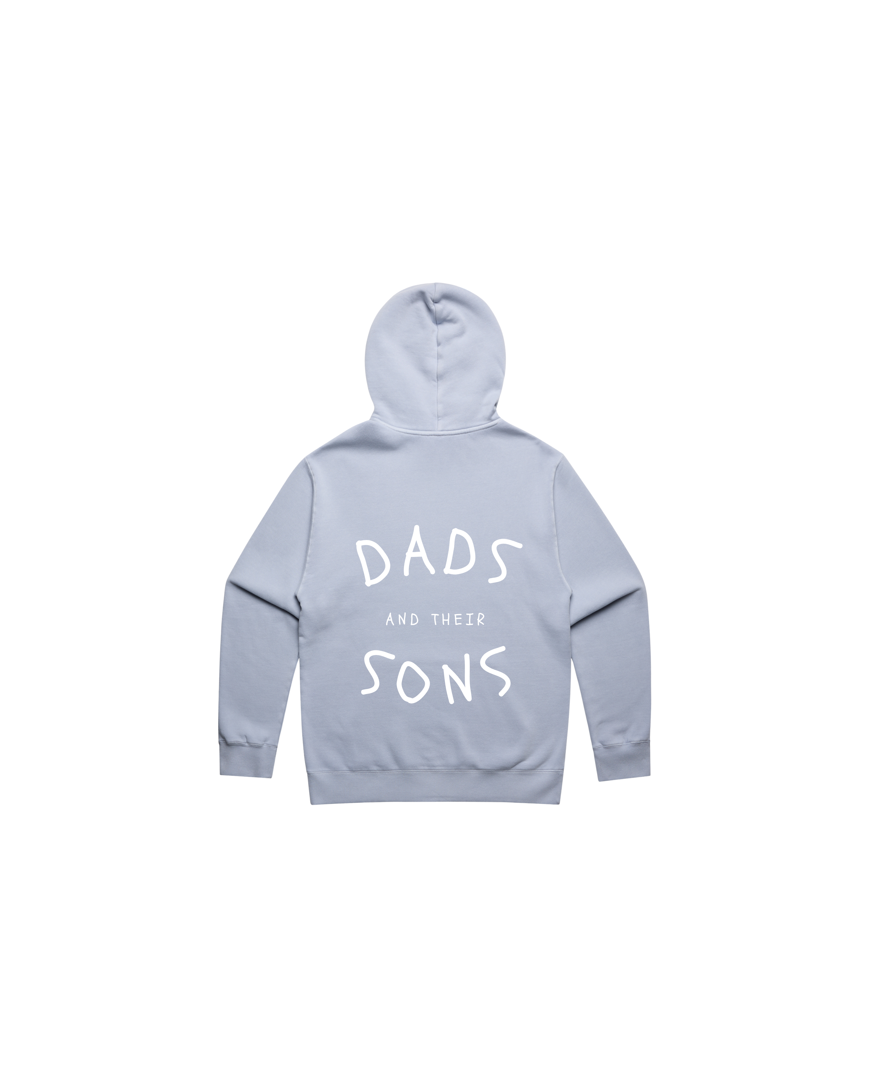Adults - Dads and their Sons Hoodie - Faded Blue