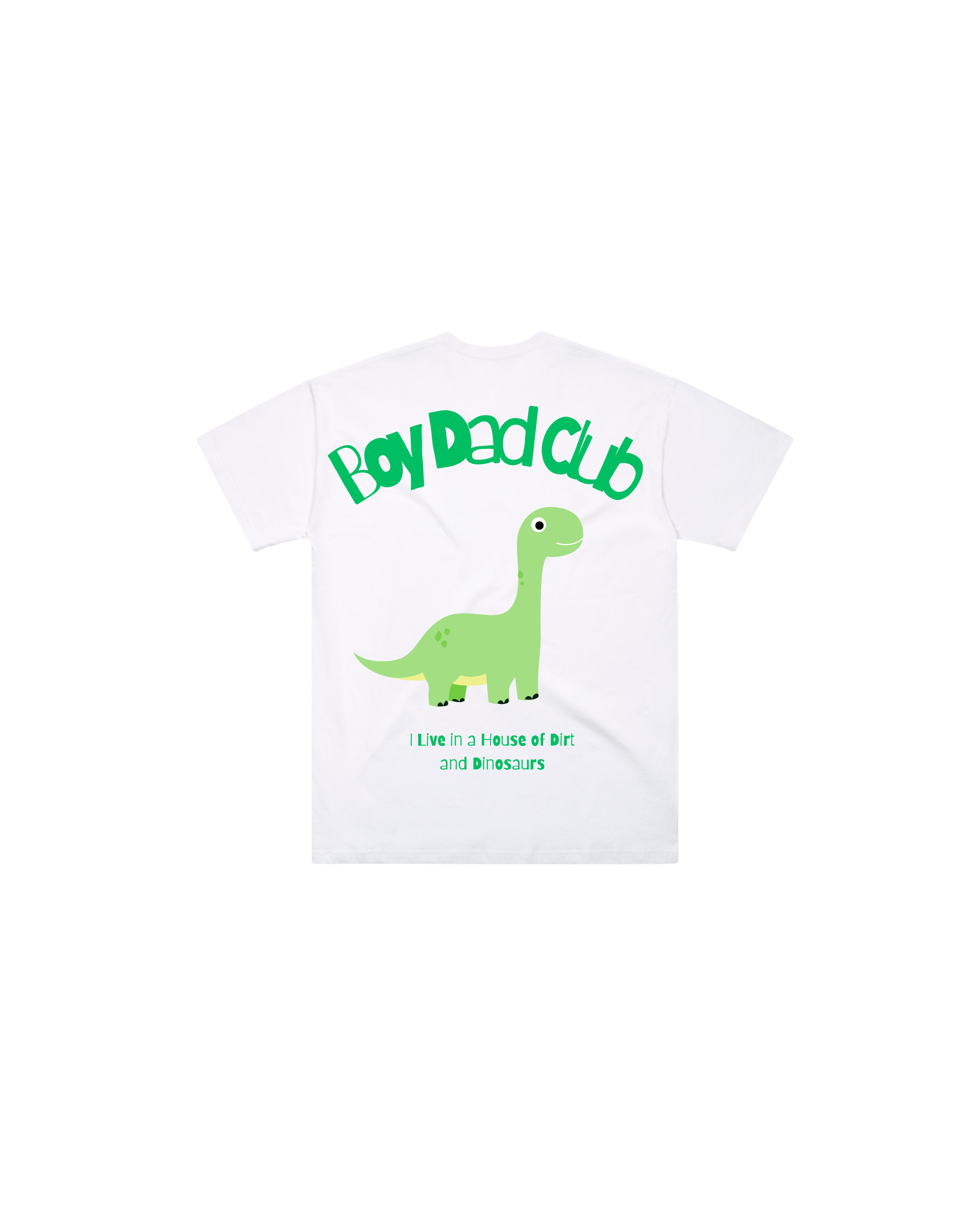Adults - Dirt & Dinos Tee - White
