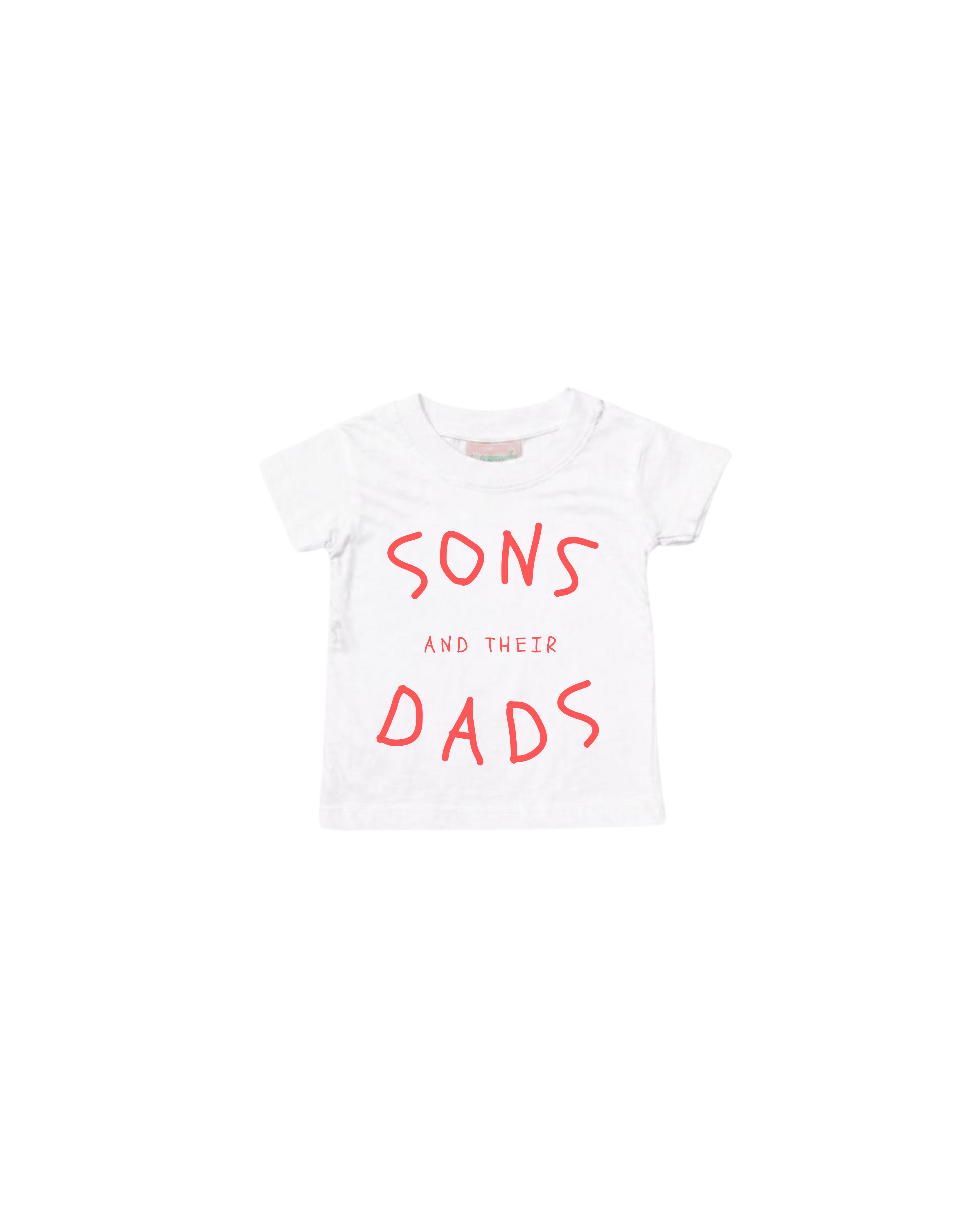 Baby/Kids - Sons and their Dads - White