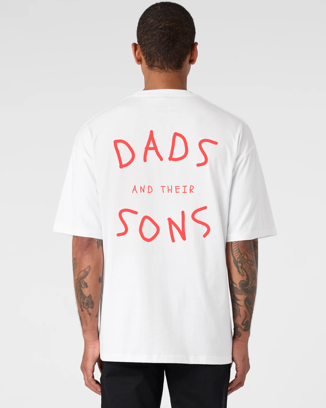 Adults - Dads & Their Sons Tee - White