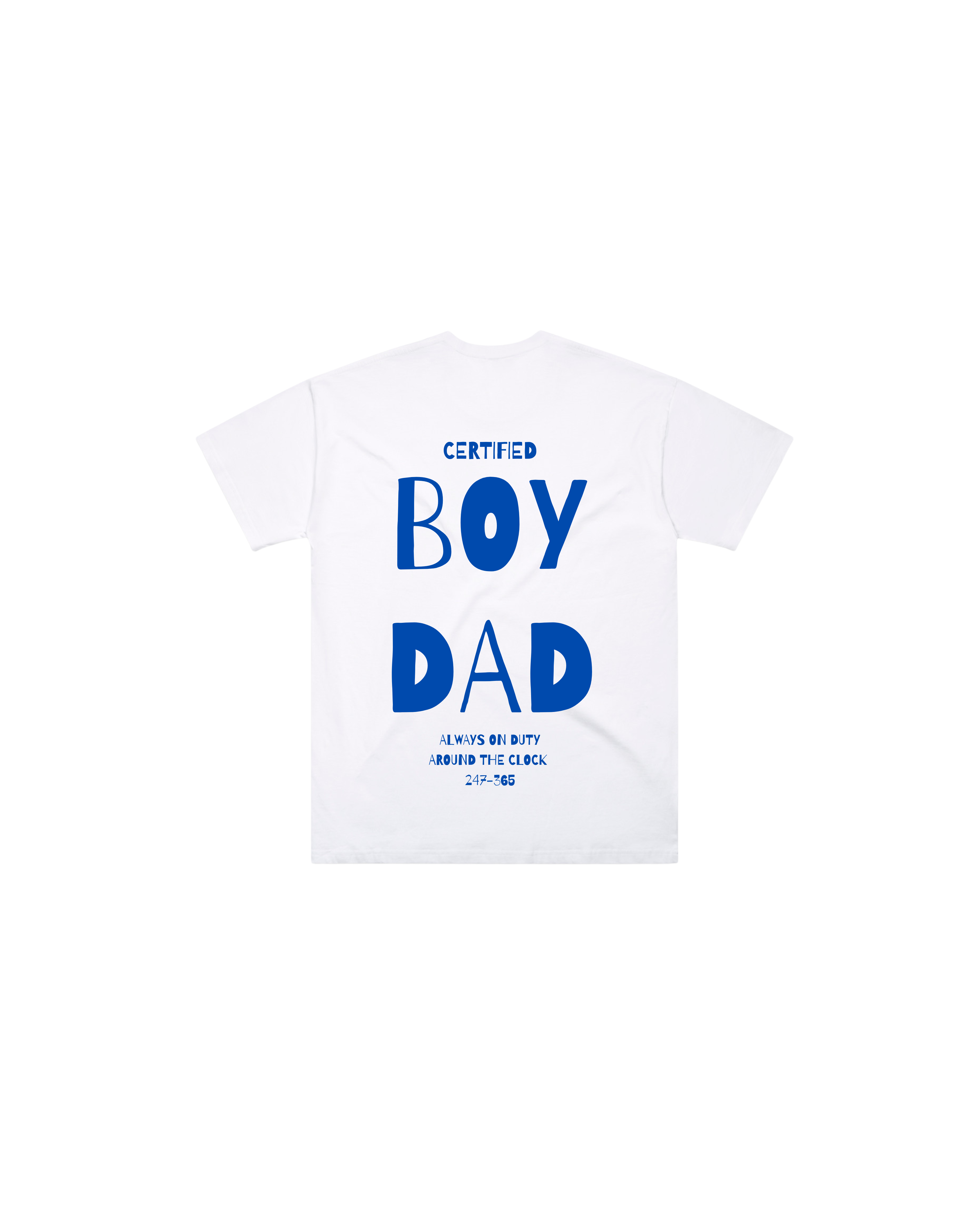 Adults - Certified Boy Dad Tee - White