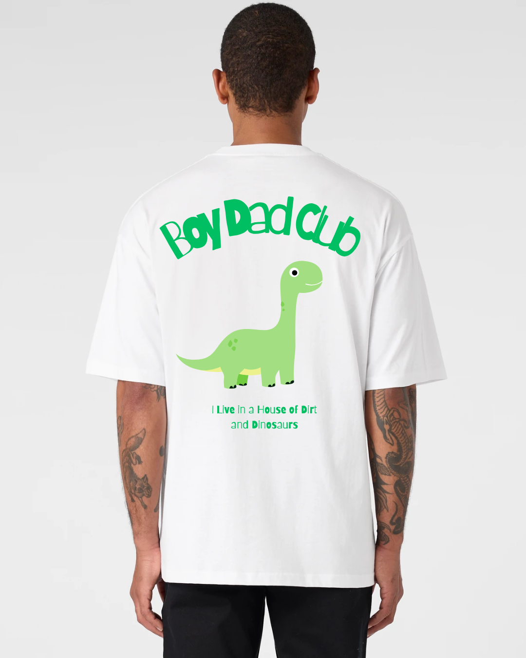 Adults - Dirt & Dinos Tee - White